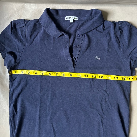 Lacoste polo shirt with puffed sleeves - Picture 2 of 4